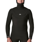 Patagonia Regulator 6/5 Hooded U-Zip Wetsuit-Black