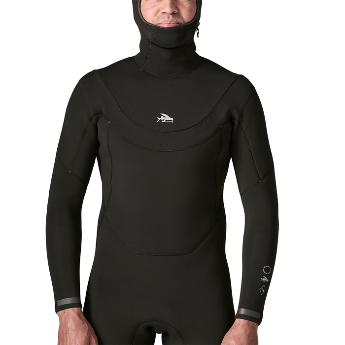 Patagonia Regulator 6/5 Hooded Wetsuit-Black