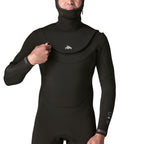 Patagonia Regulator 6/5 Hooded U-Zip Wetsuit-Black
