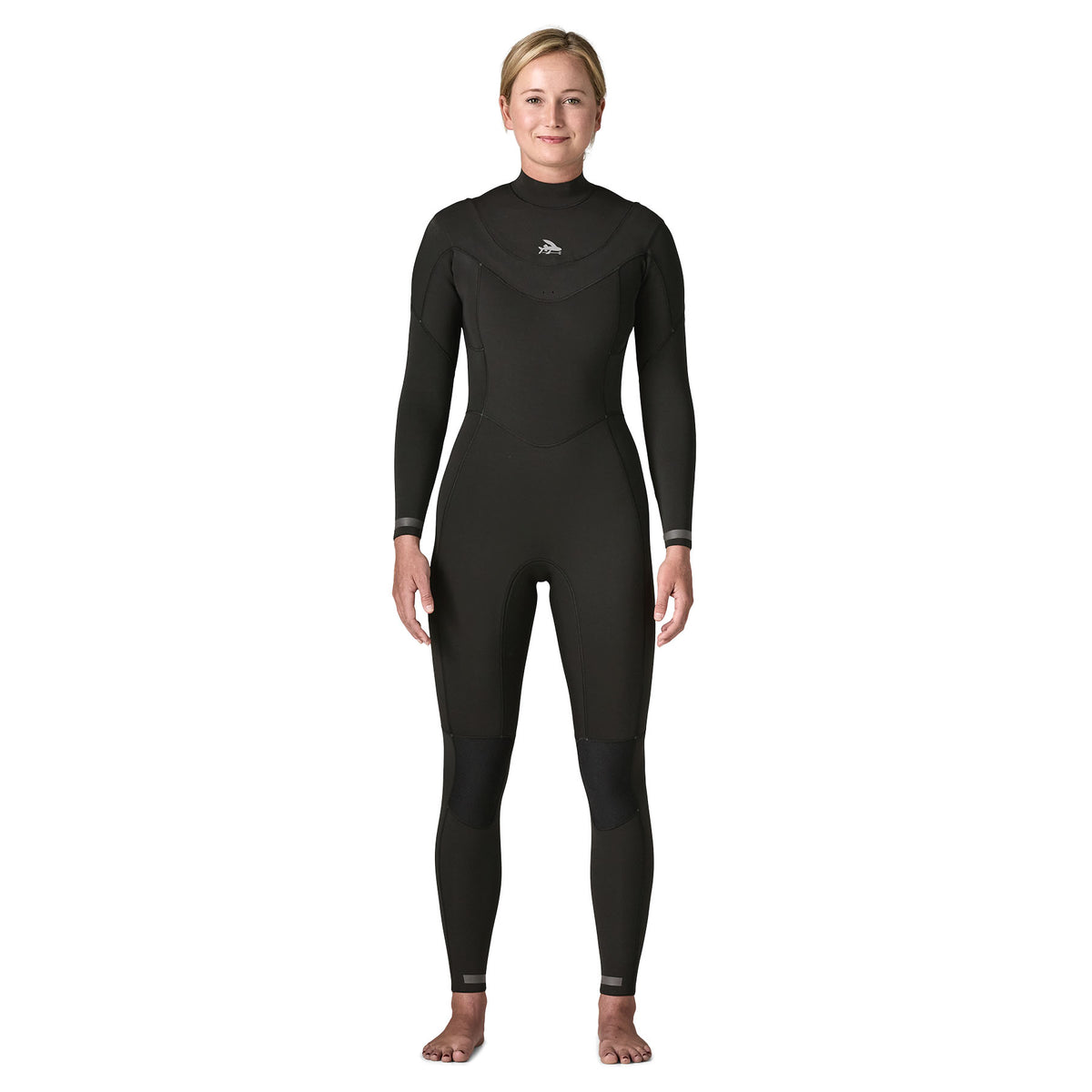 Patagonia W's Regulator 3/2 U-Zip Wetsuit-Black