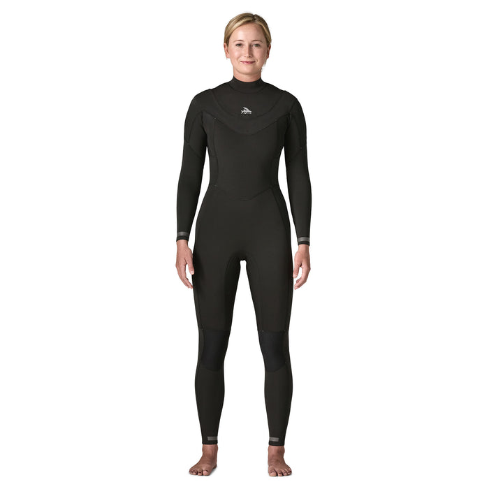 Patagonia W's Regulator 3/2 U-Zip Wetsuit-Black
