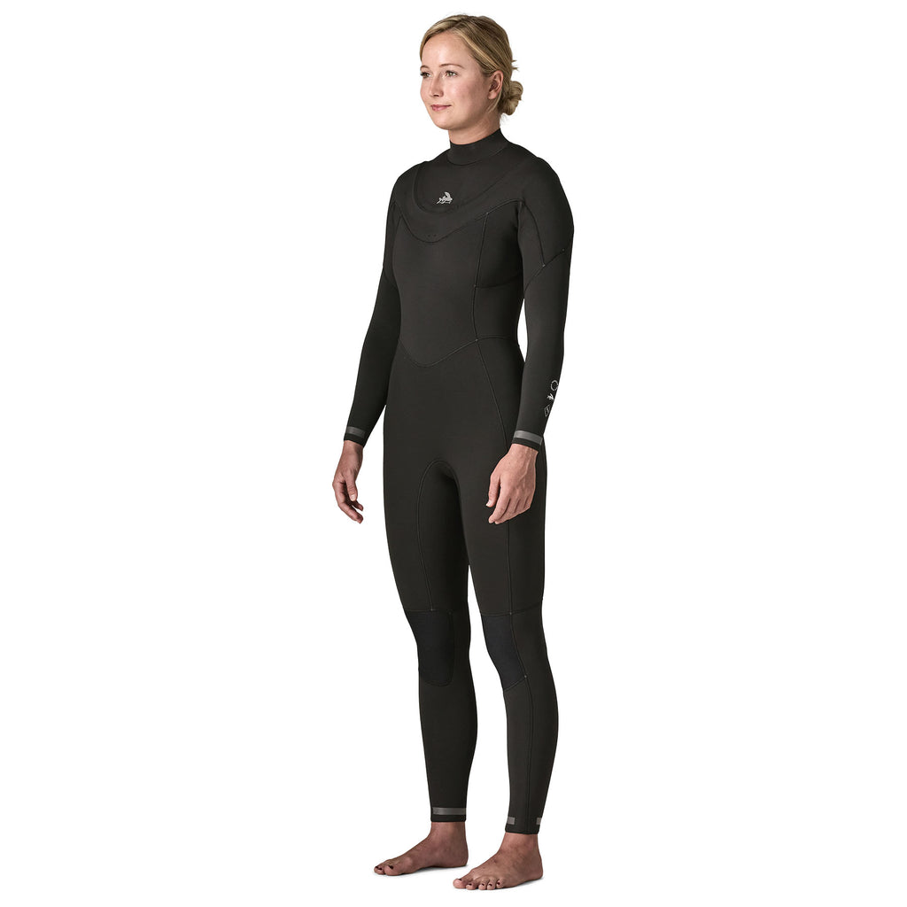 Patagonia W's Regulator 3/2 U-Zip Wetsuit-Black
