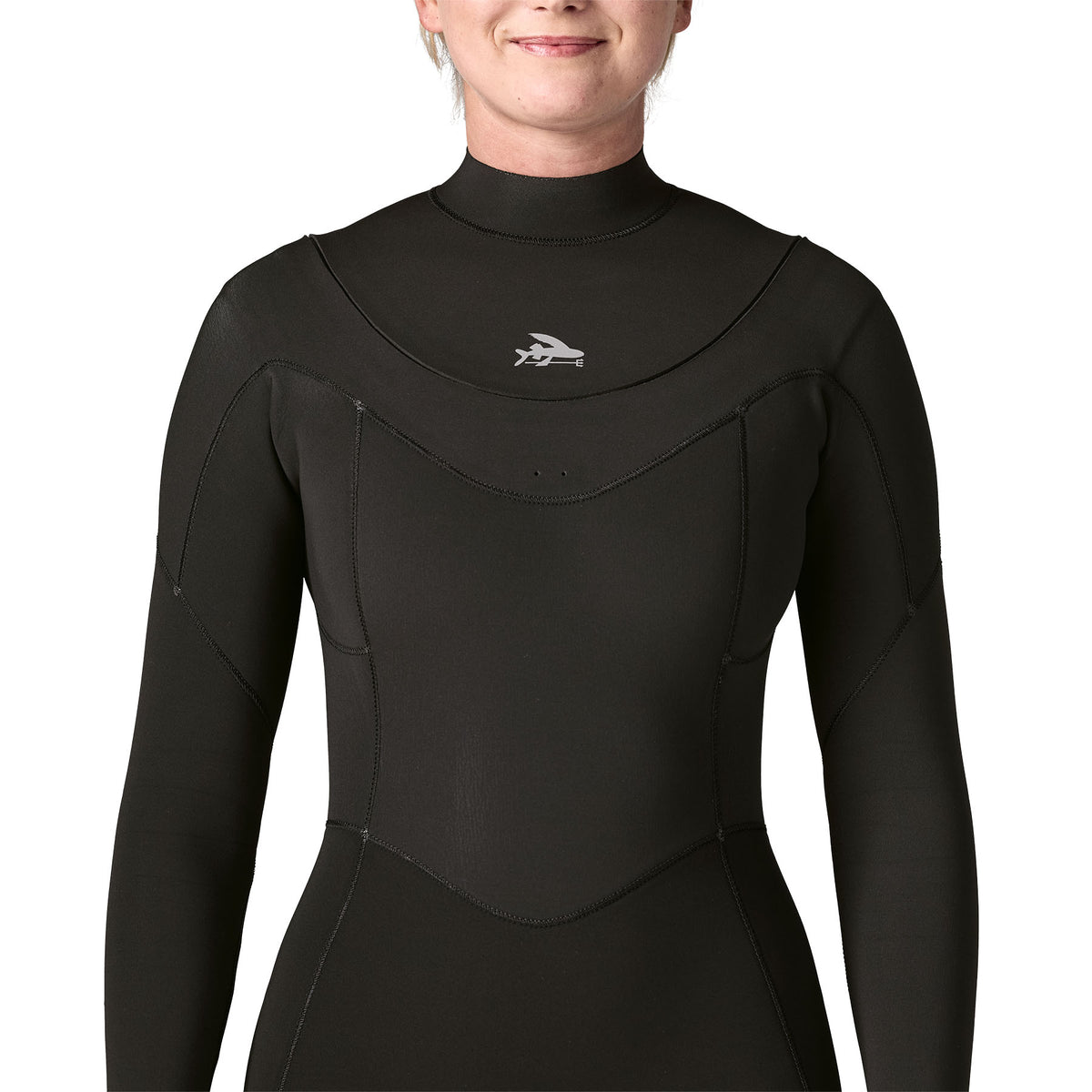 Patagonia W's Regulator 3/2 U-Zip Wetsuit-Black