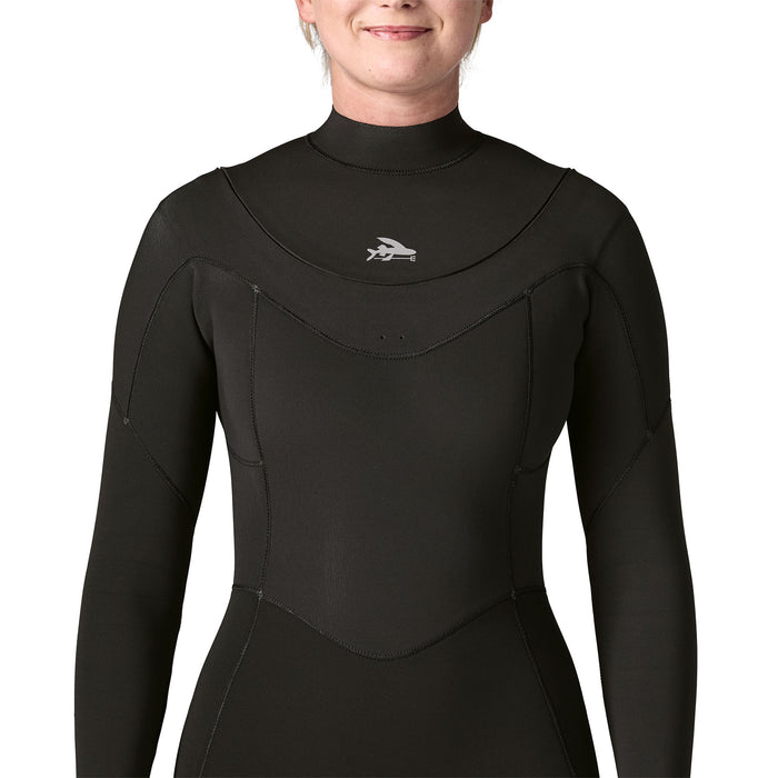 Patagonia W's Regulator 3/2 U-Zip Wetsuit-Black