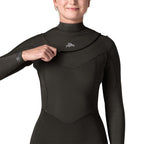 Patagonia W's Regulator 4/3 U-Zip Wetsuit-Black