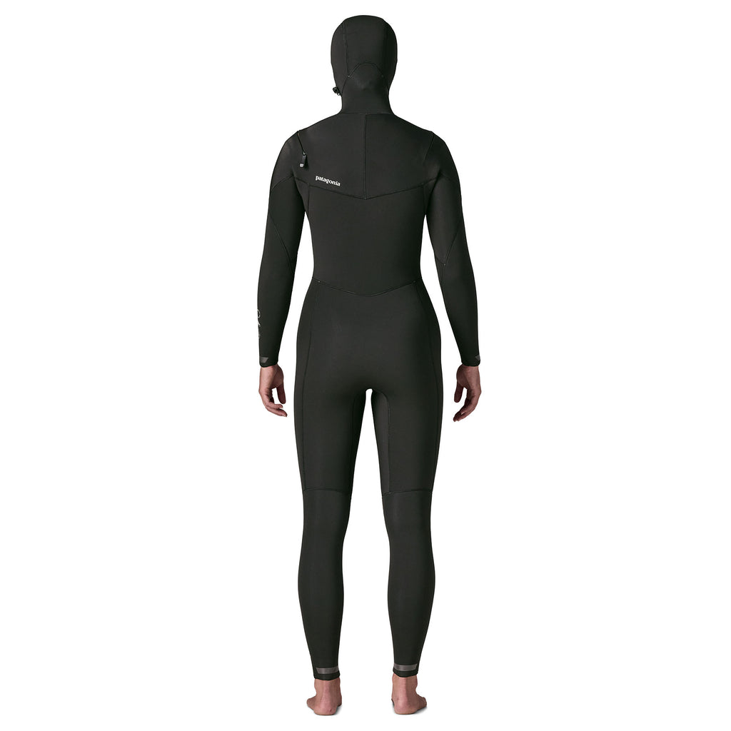 Patagonia W's Regulator 5/4 Hooded U-Zip Wetsuit-Black