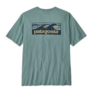 Patagonia Boardshort Logo Pocket Responsibili-Tee-Blue Sage— Alternate View