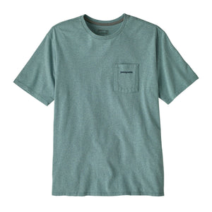Patagonia Boardshort Logo Pocket Responsibili-Tee-Blue Sage