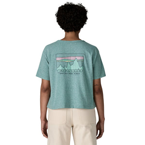 Patagonia 73 Skyline Easy Cut Responsibili-Tee-Blue Sage— Alternate View