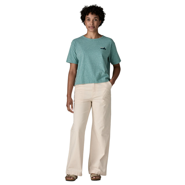 Patagonia 73 Skyline Easy Cut Responsibili-Tee-Blue Sage