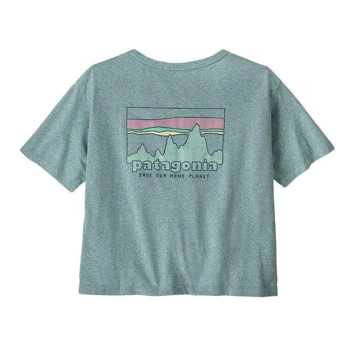 Patagonia 73 Skyline Easy Cut Responsibili-Tee-Blue Sage
