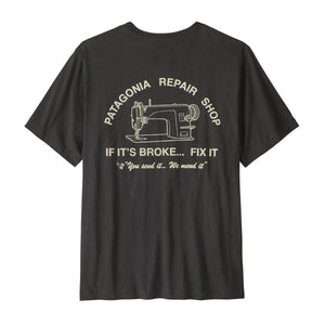 Patagonia Repair Shop Tee-Ink Black