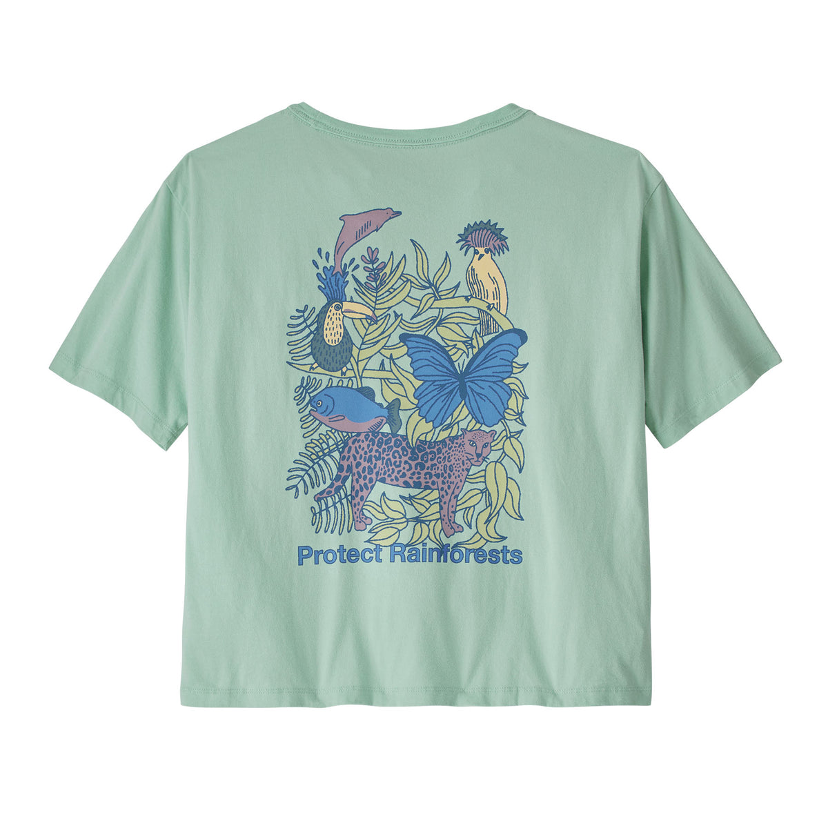 Patagonia Protect Rainforests Easy Cut Tee-Thin Ice