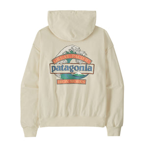 Patagonia Great Waves Daily Hooded Sweatshirt-Wool White— Alternate View