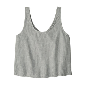 Patagonia Garden Island Tank-Solstice Stripe: Smolder Blue