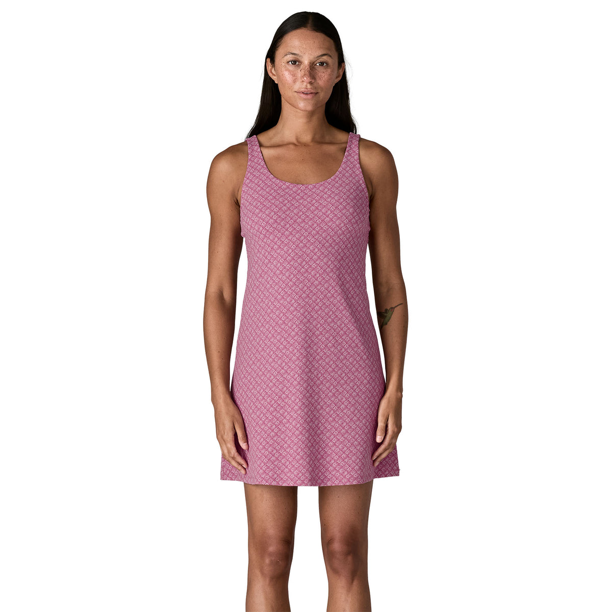 Patagonia Maipo Dress-Future Flowers: Faded Magenta