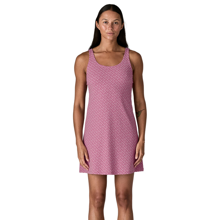 Patagonia Maipo Dress-Future Flowers: Faded Magenta