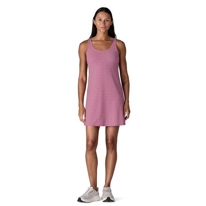 Patagonia Maipo Dress-Future Flowers: Faded Magenta