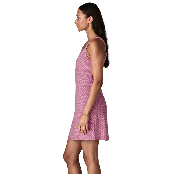 Patagonia Maipo Dress-Future Flowers: Faded Magenta