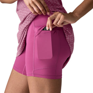 Patagonia Maipo Dress-Future Flowers: Faded Magenta— Alternate View