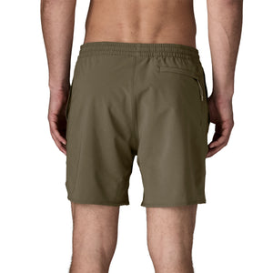 Patagonia Hydropeak Volley 16 in Boardshorts-Basin Green— Alternate View