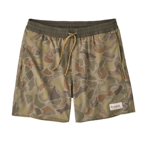 Patagonia Hydropeak Volley 16 in Boardshorts-Coastal Edge: Weathered Stone