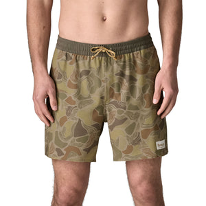 Patagonia Hydropeak Volley 16 in Boardshorts-Coastal Edge: Weathered Stone— Alternate View