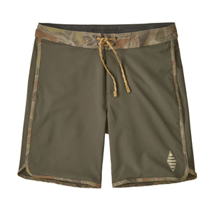 Patagonia Hydropeak Side Shore 18 in Boardshorts-Basin Green