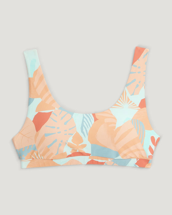 Free Fly Wavebound Scoop Top-Calypso Print Light Coral