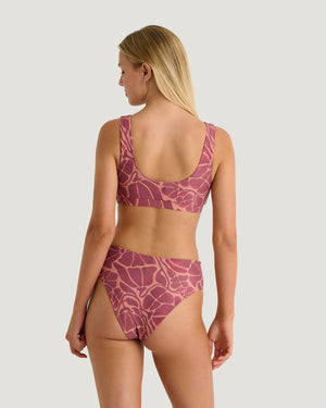 Free Fly Wavebound Scoop Top-Cosmic Bloom Plum— Alternate View
