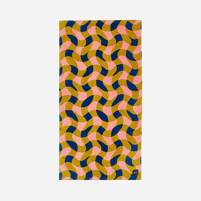 Slowtide Weaver Beach Towel-Guava