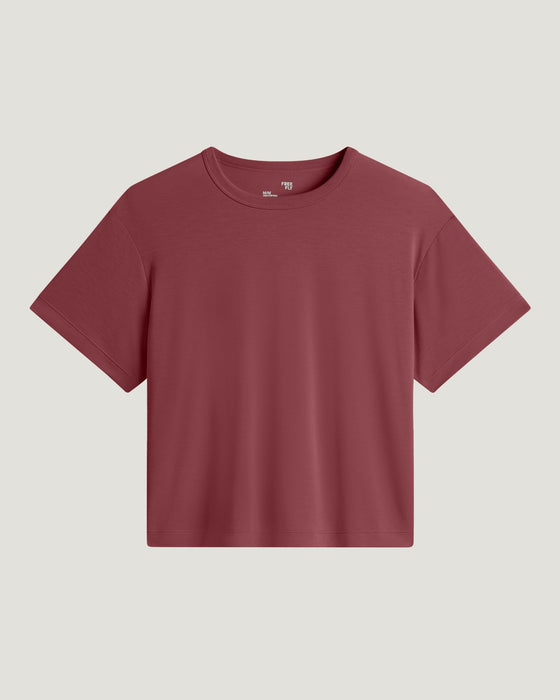 Free Fly Elevate Lightweight Tee-Plum