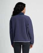 Free Fly Gridback Fleece Snap Pullover Sweatshirt-Dusk