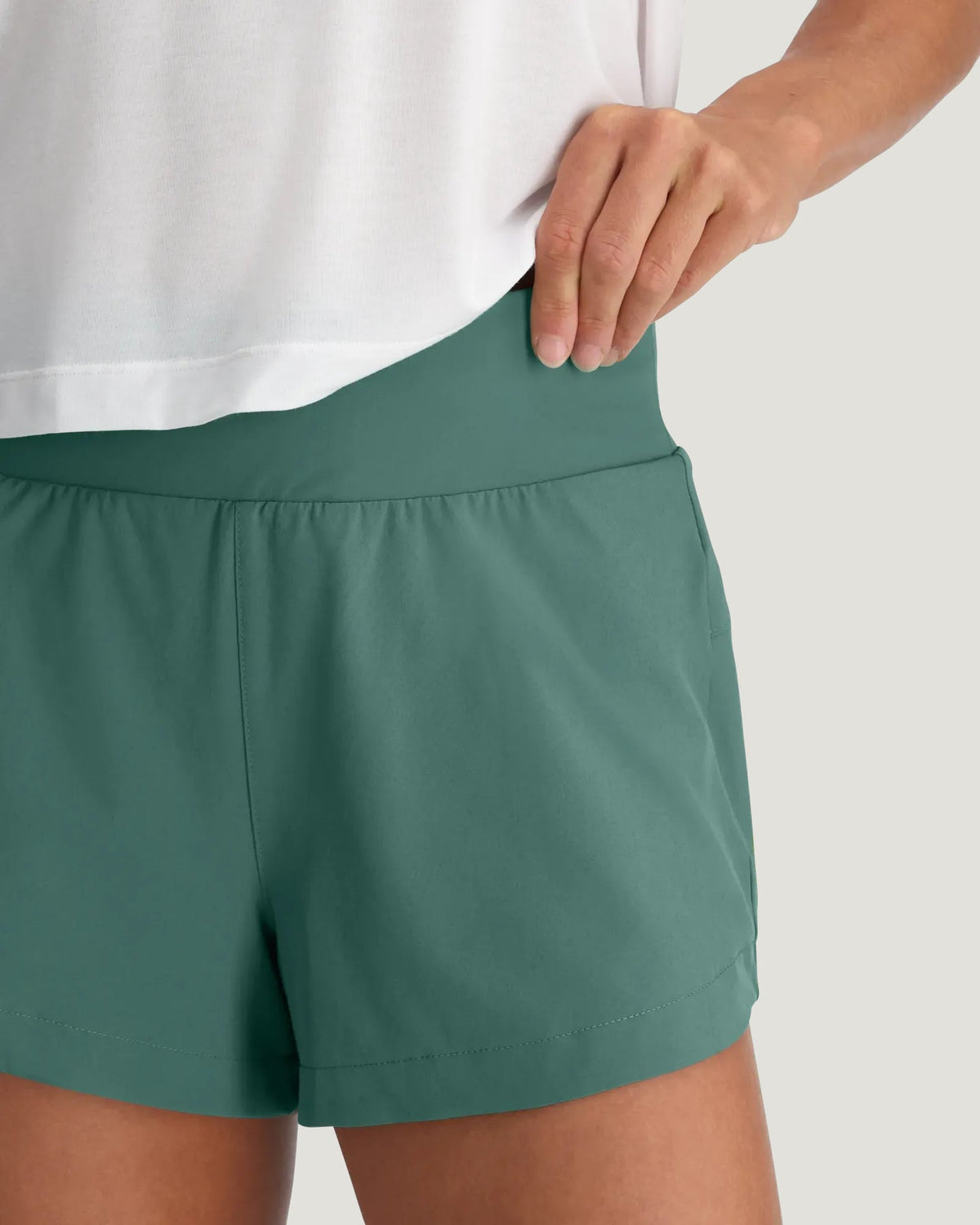 Free Fly Bamboo-Lined Active Breeze 3" Shorts-Sea Pine