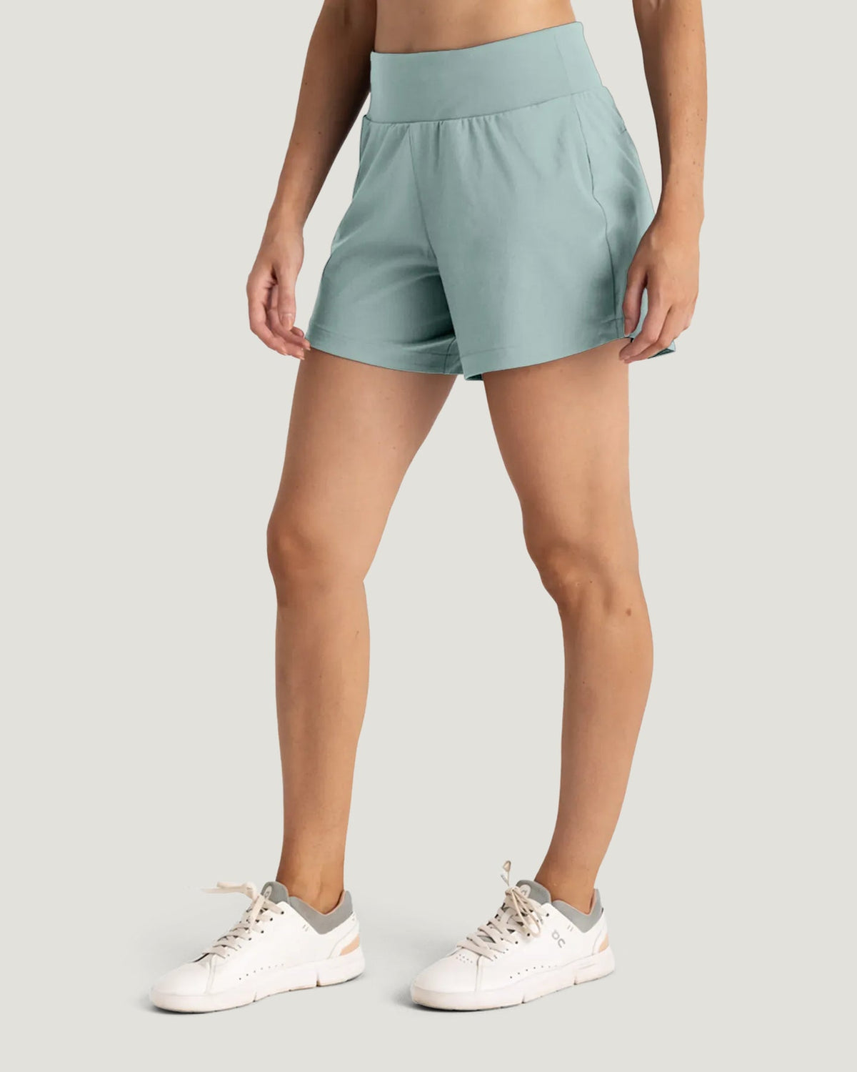 Free Fly Bamboo-Lined Active Breeze 5" Shorts-Ocean Mist
