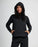 Free Fly Bamboo Lightweight Fleece Crop Hooded Sweatshirt-Heather Black