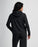 Free Fly Bamboo Lightweight Fleece Crop Hooded Sweatshirt-Heather Black