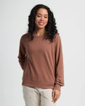 Free Fly Bamboo Lightweight Fleece Crew Sweatshirt-Nutmeg
