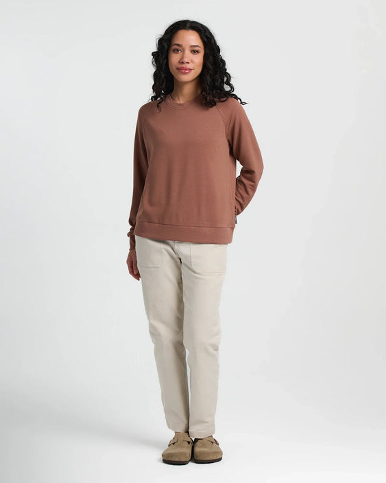 Free Fly Bamboo Lightweight Fleece Crew Sweatshirt-Nutmeg