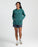 Free Fly Bamboo Lightweight Fleece Hooded L/S Shirt-Sea Pine