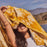 Slowtide Wonderland Premium Woven Towel-Orange