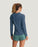 Free Fly Bamboo Shade Hoodie II Sun Shirt-Pacific Blue