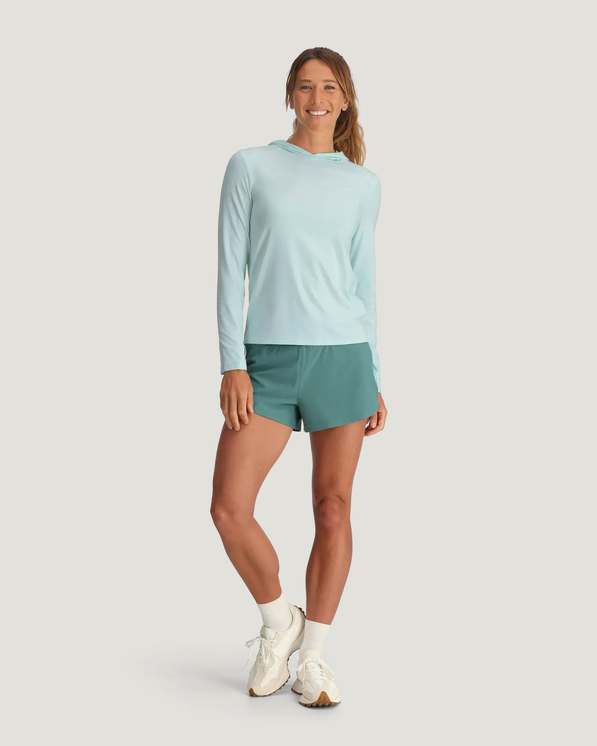 Free Fly Bamboo Shade Hooded II Sun Shirt-Tropic Sea
