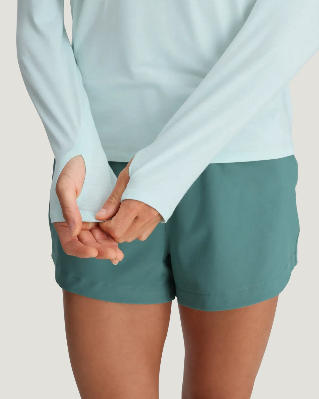 Free Fly Bamboo Shade Hooded II Sun Shirt-Tropic Sea