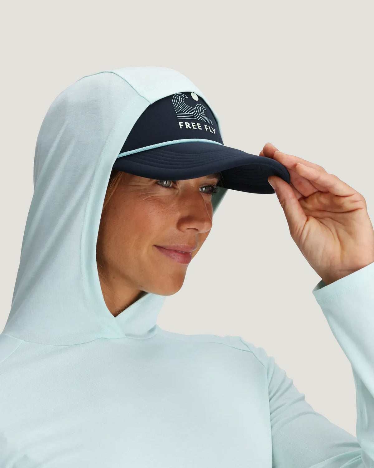Free Fly Bamboo Shade Hooded II Sun Shirt-Tropic Sea