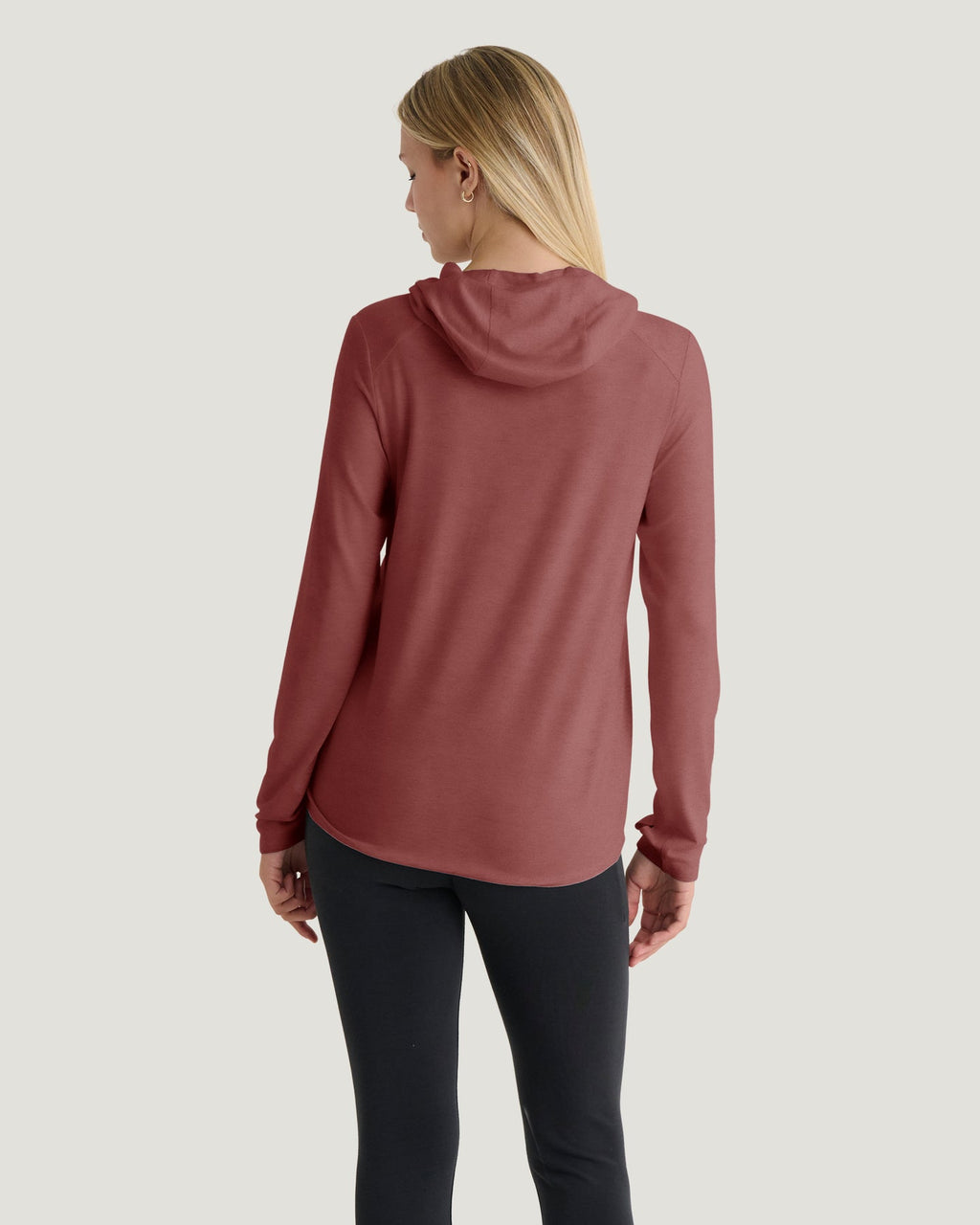 Free Fly Bamboo Shade Hoodie II Sun Shirt-Plum