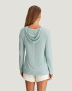 Free Fly Bamboo Slub Hooded Sun Shirt-Tropic Sea