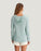 Free Fly Bamboo Slub Hooded Sun Shirt-Tropic Sea