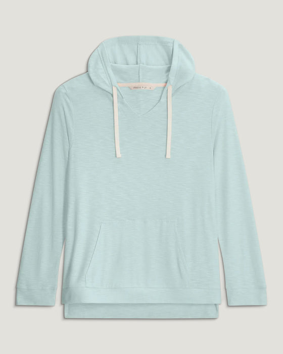 Free Fly Bamboo Slub Hooded Sun Shirt-Tropic Sea
