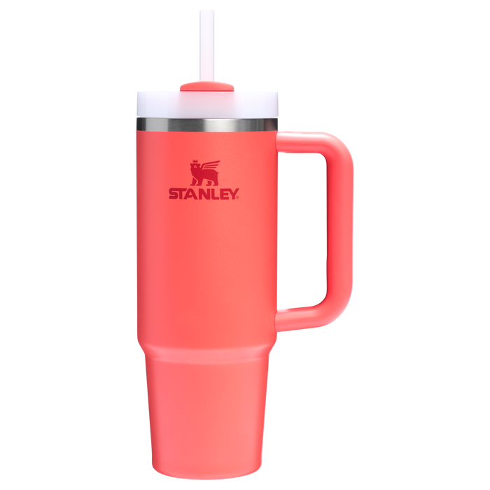 Stanley Quencher H2.0 FlowState 30 oz Tumbler-Hot Coral